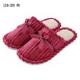 thumbnail image 1 of Zapatillas cálidas para interior, suave, coral, terciopelo, antideslizante, para pareja, mujer, hombre, 38-39M, rojo Sweethay AP000900-01, 1 of 7