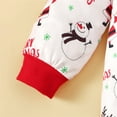 thumbnail image 6 of Edvintorg Baby Boy Christmas Outfit Fashion Santa Claus Printing Long Sleeved Romper Jumpsuit and Hat Two-Piece Set 0-18Months My First Christmas Baby Girl Outfit, 6 of 7