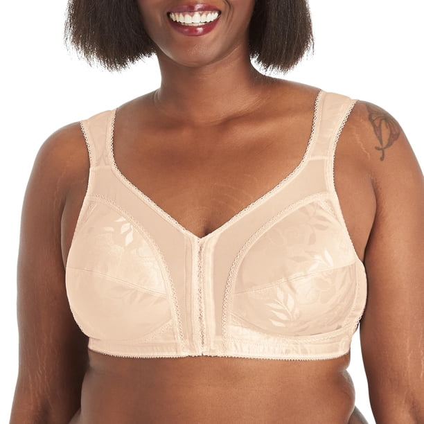 Sostén Playtex 18 Horas sin Varillas con Cierre Frontal 40B Beige Claro