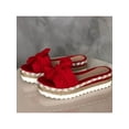thumbnail image 4 of Wazshop Slide Sandals for Womens,Summer Beach Espadrilles Bow Casual Shoes, 4 of 7