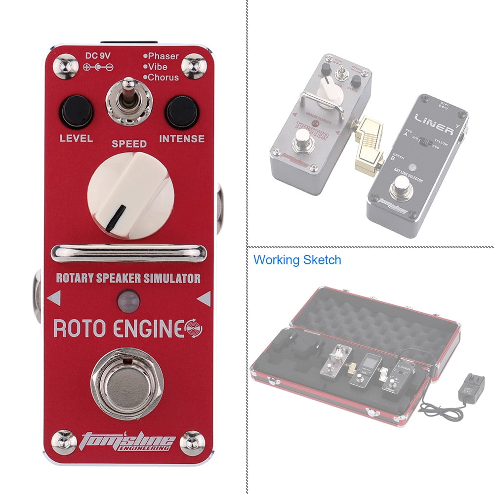Sorven Electric Guitar ARE-3 Engine Speaker Simulator Mini Single Electric Guitar Effect Pedal with True Bypass