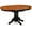 Black/Cherry, variant on HomeStock Artistic Accomplishment Oval Dining Table - an Oval Wooden Table Top with 18" Butterfly Leaf & Pedestal Base, Suitable for Large Gatherings, Elegant Dining Table for Dining Spaces-Color:Line