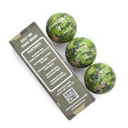 Shanker Golf Balls - Camo Golf Balls - Camouflage Funny Golf Prank Gift - Joke Golf Balls with Funny Sayings (3 Pack Golf Balls, Novelty) - The #1 Challenge in Golf - Funny Golf Gift