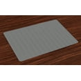 thumbnail image 1 of Ambesonne Black and White Place Mats Set of 4, Classic Zigzags, Standard Size, Black White, 1 of 4