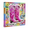 thumbnail image 4 of Stupell Industries Groovy Vintage Cowgirl Collage Abstract Painting Wrapped Canvas Art Print Wall Art, 24 x 24, 4 of 8