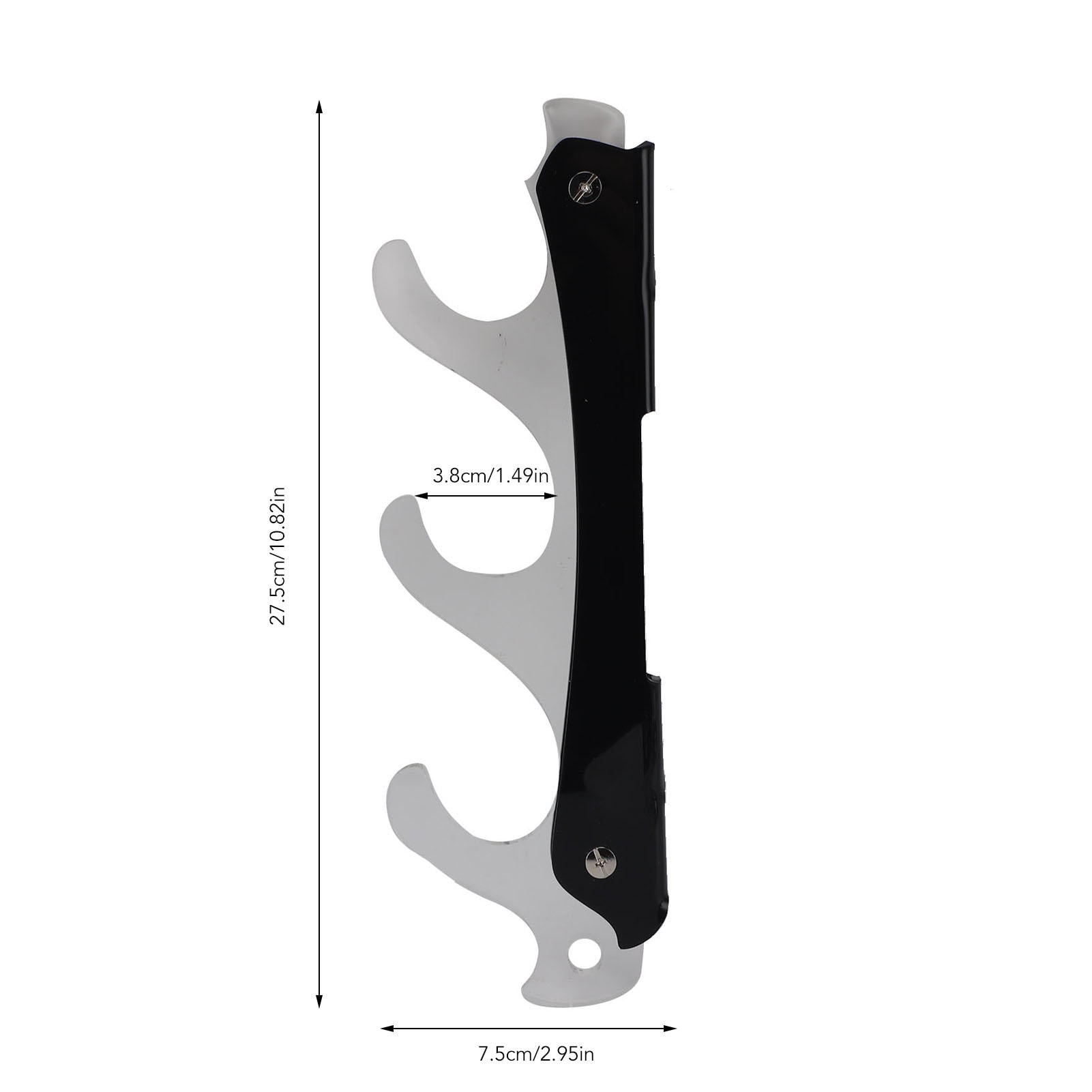 Yajisi Premium Acrylic Wall‑Mounted Sword Stand – Elegant Katana & Wakizashi Display Rack, Adjustable, Multi‑Use