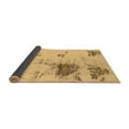 thumbnail image 2 of Ahgly Company Indoor Round Abstract Brown Modern Area Rugs, 5' Round, 2 of 4