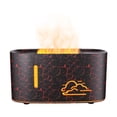 thumbnail image 1 of Humidificador difusor de aroma Flames con tanque de agua de 160 ml para uso doméstico. Negro, 1 of 9