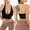 Black, variant on Womens Bras Comfortable Dgankt Women's Sports Bra Autumn Yoga Clothing Running Back Training Shockproof Vest Bra On Clearance