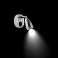 thumbnail image 4 of DC12v 24v RV Marine LED Reading Light Flexible Wall Lamp for Bedroom Decoration RV Lamp with USB Charger-Xin（Cool White B-Silver）, 4 of 5