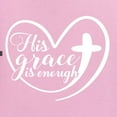 thumbnail image 5 of Wild Bobby His Grace Is Enough Heart Inspirational/Christian Men Graphic Tee, Light Pink, Large, 5 of 5