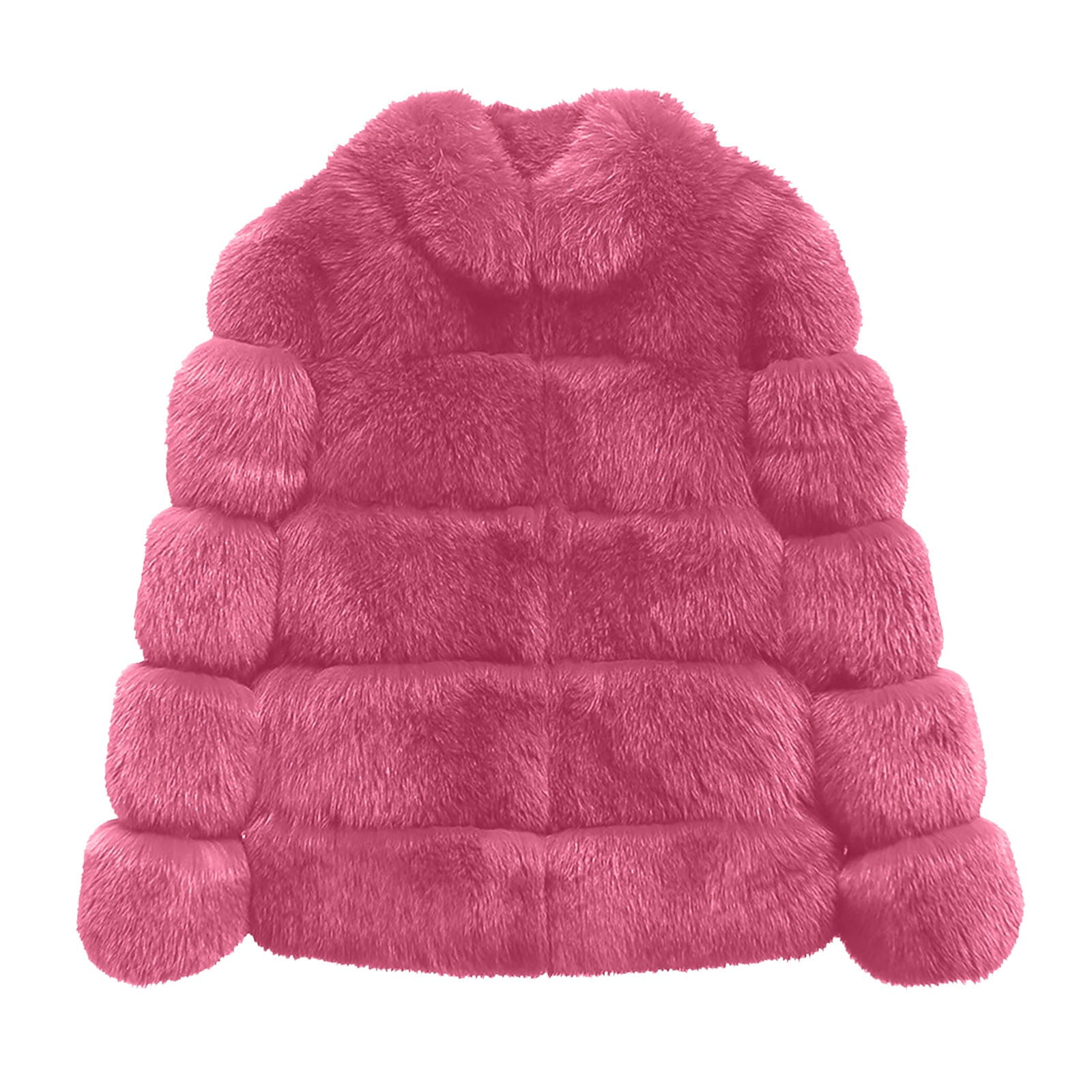 ＼半額SALE／ Herrnalise Women's Faux Fur Coat Shearling Fluffy Fuzzy ジャケット・アウター