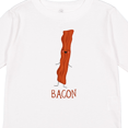 thumbnail image 4 of Inktastic Cute Kawaii Bacon Boys or Girls Long Sleeve Toddler T-Shirt, 4 of 5