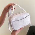thumbnail image 4 of Bolso de hombro con borlas para mujer Bolsos cruzados casuales Cuero de PU para el trabajo (Blanco), 4 of 8