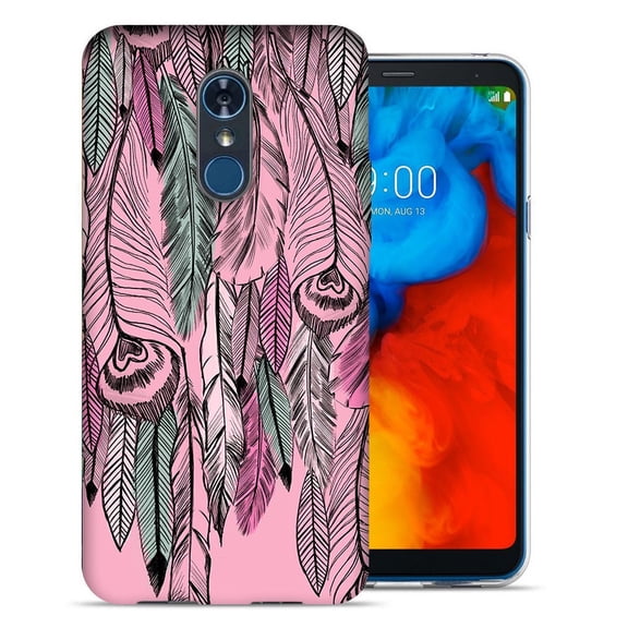 MUNDAZE LG Stylo 4 / Stylo 4 Plus Design Case - Wild Feathers Design Skin Phone Case Cover
