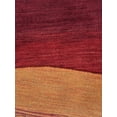 thumbnail image 6 of Rugsotic Carpets Hand Knotted Wool Area Rug 2'8''x10' Orange Red Contemporary Runner Indoor Rug for Living Room, Bedroom Antimicrobial L00215, 6 of 7