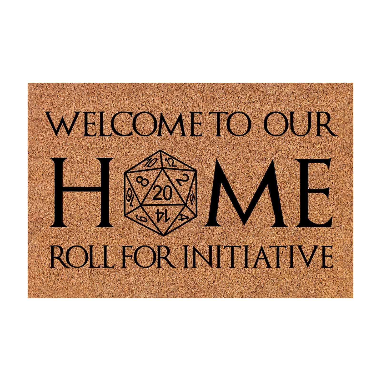 Dice Game Fun Mat in Front of The Door Absorbent Mat Bathroom Mat in