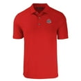 thumbnail image 2 of Men's Cutter & Buck Red Ohio State Buckeyes Primary Logo Forge Eco Stretch Recycled Polo, 2 of 3