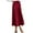 Red, variant on Women's Satin High Waist Skirt - Elastic Waist, A-Line Mini Design, Polyester Fabric - S-XL, Elegant for Party/Daily Wear