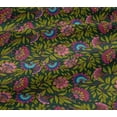 thumbnail image 5 of oneOone Viscose Jersey Fabric Leaves & Floral Clip Art Fabric Prints By Yard 60 Inches Wide, 5 of 5