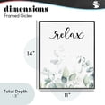 thumbnail image 4 of Stupell Industries French Country Relax Leafy Herbs Black Framed Giclee Art, 11 x 14, by Lettered and Lined, 4 of 8