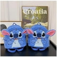 thumbnail image 5 of Stitch Backpack Plush Backpack Cute Mini Furry Backpack Cartoon Small Backpack Anime Blue Simple Modern Bag Backpack Gift, 5 of 5