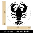 thumbnail image 2 of Maine Lobster Silhouette Self-Inking Rubber Stamp Ink Stamper - Lime Green Ink - Medium 1 Inch, 2 of 7
