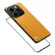 thumbnail image 1 of Funda Para iPhone 16 Pro Max Plus Cáscara Piel Simple+mica, 1 of 8
