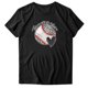 thumbnail image 3 of Gibobby Playera de Verano para Mujer Mujeres Casual Béisbol Impresión Mangas Cuello Redondo Camiseta Suelta Blusa Tops(Negro,CH), 3 of 4