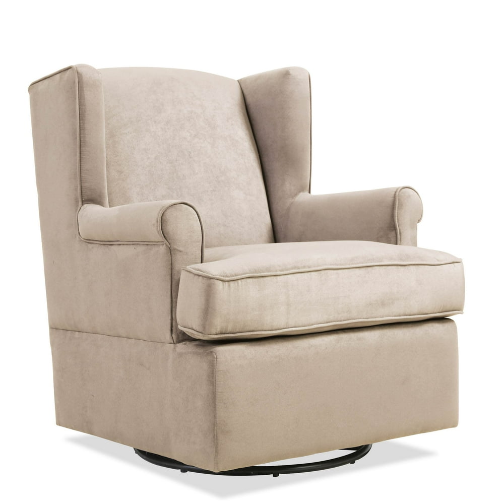 Handy Living Frederick Swivel Glider Arm Chair, Khaki