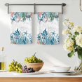thumbnail image 3 of Coastal Teal Seaweed Kitchen Towels Set of 1, Summer Beach Coral Starfish Retro Absorbent Dish Towels for Kitchen, Microfiber Hand Towel, Quick Drying Tea Towel for Cleaning Decorative Dishcloths, 3 of 7