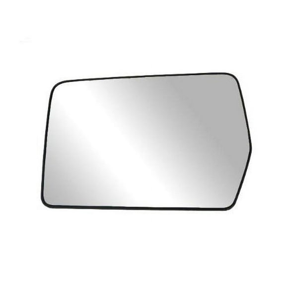 88194 - Fit System Driver Side Non-heated Mirror Glass w/ backing plate, Ford F150 04-08, F150 09-14, Mark LT 06-08, 6 13/ 16" x 9 1/ 8" x 10 1/ 2" (does not fit STX models, w/ o Blind Spot)