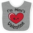 thumbnail image 3 of Inktastic I'm Mimi's Valentine Boys or Girls Baby Bib, 3 of 4