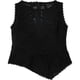 thumbnail image 1 of Nanette Lepore Camiseta sin mangas con encaje de flores para mujer, negro, 4, 1 of 1