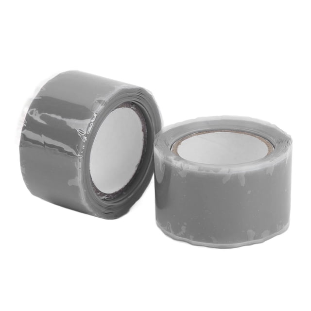 Ruban en Silicone Imperméable, Ruban Auto-Fusible Extensible Largeur 2,5 cm pour Réparation de Boyau à la Maison Gris