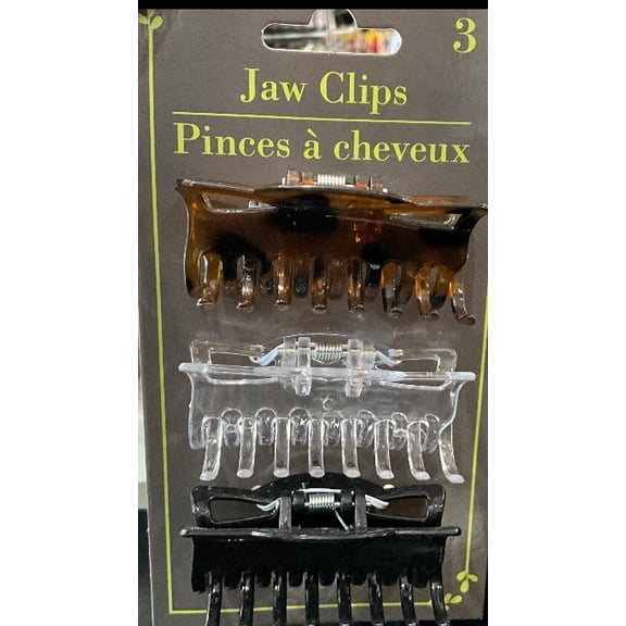 Hair Jaw Clips (3 Pack)