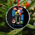 thumbnail image 4 of Rick And Morty Christmas Round Ornament Glass Circular Pendant Smooth Hanging Decoration for Home, Office & Christmas Tree, 4 of 8