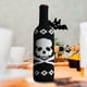 thumbnail image 3 of Para Botella Vino Exquisita Funda Del Halloween (huesos), 3 of 8