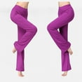 thumbnail image 7 of GZWYHT Sweatpants Women Yoga Pants Women Casual Spring And Summer Yoga PantsOutdoor Straight Leg Dance Pants Pants Women's Body Pants Flared Loose Pants Flare Pants Baggy Pants RD3 XXL, 7 of 7