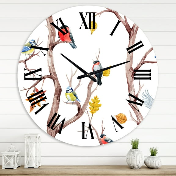 Designart 1 in Quartz Traditional Wall Clock