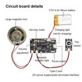 thumbnail image 2 of kurtrusly Greeting Card Movement With Button Control And USB Music Download Gift Boxes Christmas Birthday Card 4, 2 of 6