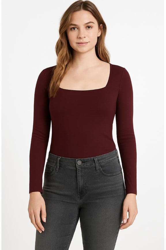 Squareneck Top - Size Medium