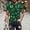 White, variant on BRGZLK Men T-Shirts St Patricks Day Hawaiian Shirts Irish Green Clover Button Down Loose Hawaiian Shirt Trendy Clothes Tops For Party