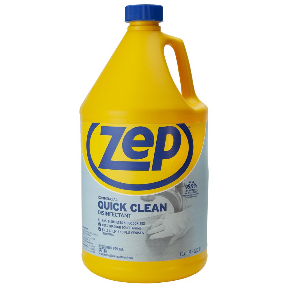 Zep Quick Clean Disinfectant Cleaner 128 ounces