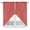 Coral Red, variant on Swag Valance Curtains for Windows, Vintage Sky Blue Light Filtering Kitchen Curtains, Farmhouse Retro Solid Color Linen Texture Window Treatment Valances for Living Room, 28x36 - 2 PCS