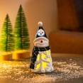 thumbnail image 2 of Pittsburgh Steelers LED 8" Snowman Lit Garden Statue, 2 of 2