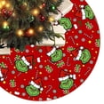 thumbnail image 1 of YISITIAN 48 Inch Festive Christmas Tree Skirt with Whimsical Character & Holiday Patterns, Large Decor Mat for Indoor Outdoor Holiday Party Decorations AZ1014-0216, 1 of 6