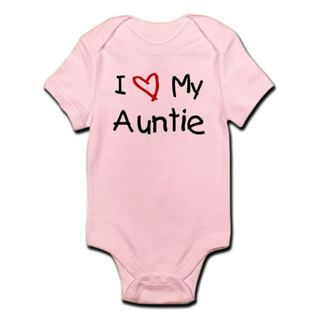 

CafePress - I Love My Auntie Infant Bodysuit - Baby Light Bodysuit