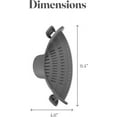 thumbnail image 3 of Collapsible Colander - Clip-On Strainer for Pots and Pans, Cool Kitchen Gadgets - Essential Kitchen Finds and Cooking Tool - Easy to Use, Space-Saving Design, Green, 3 of 8