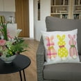thumbnail image 2 of 16" Bunny Trio Easter Pillow, 2 of 4